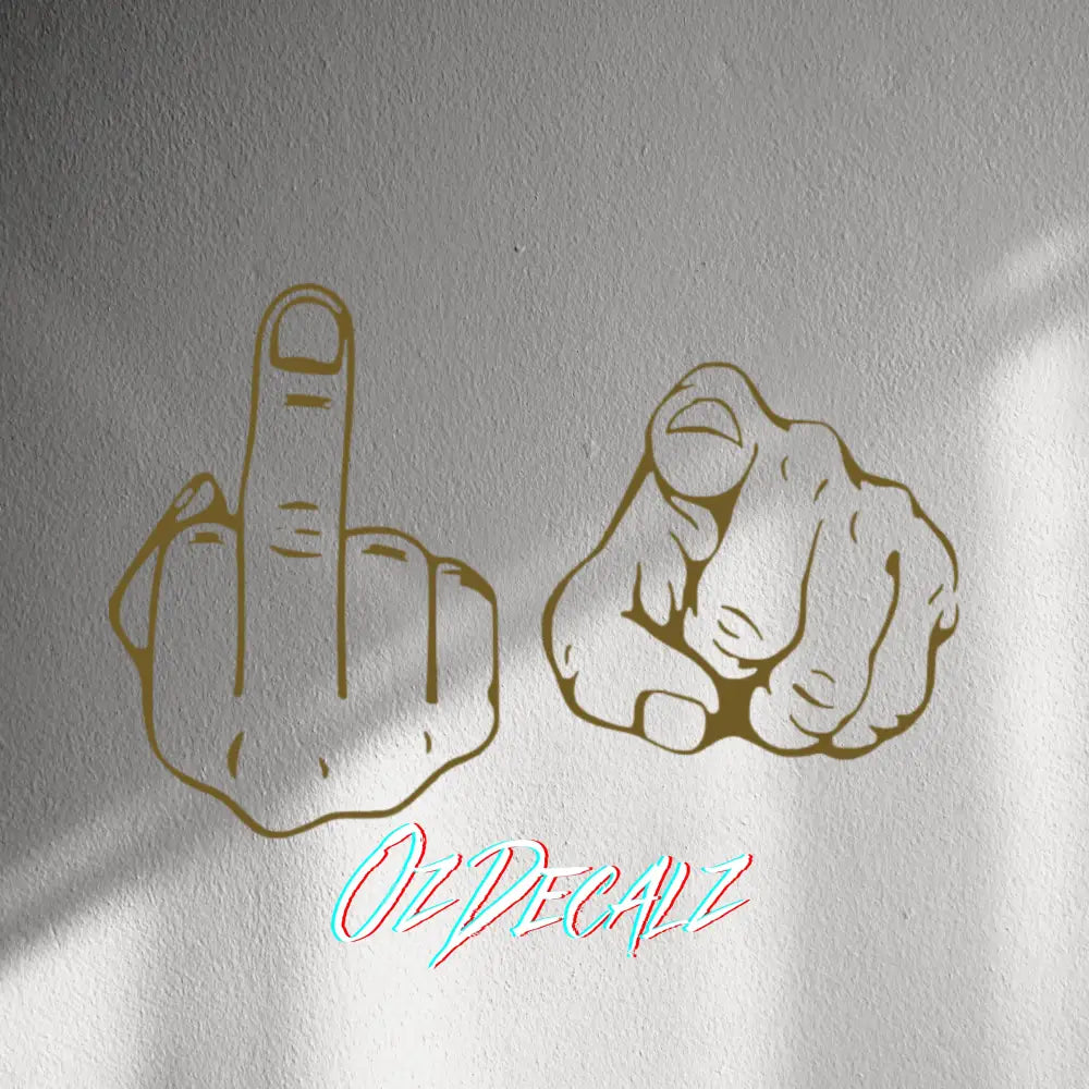 WALL STICKER: F*CK YOU - OzDecalz