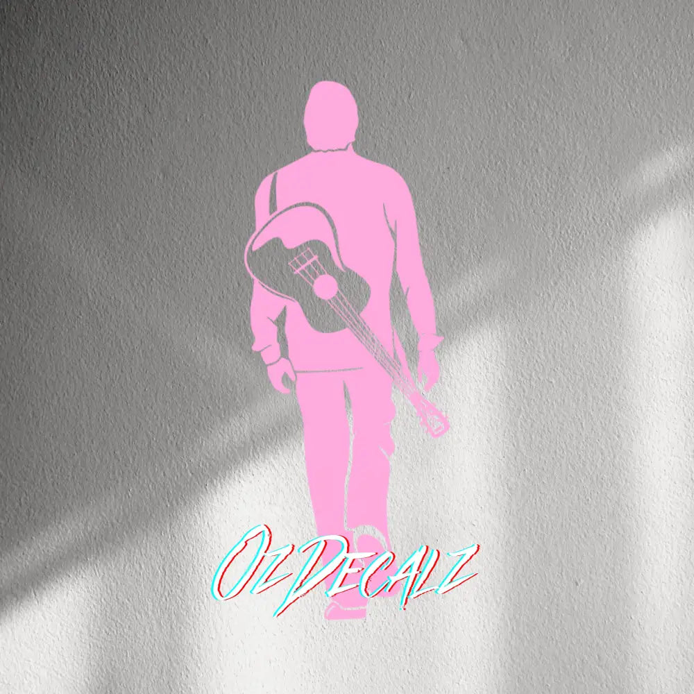 WALL STICKER: GUITAR - OzDecalz