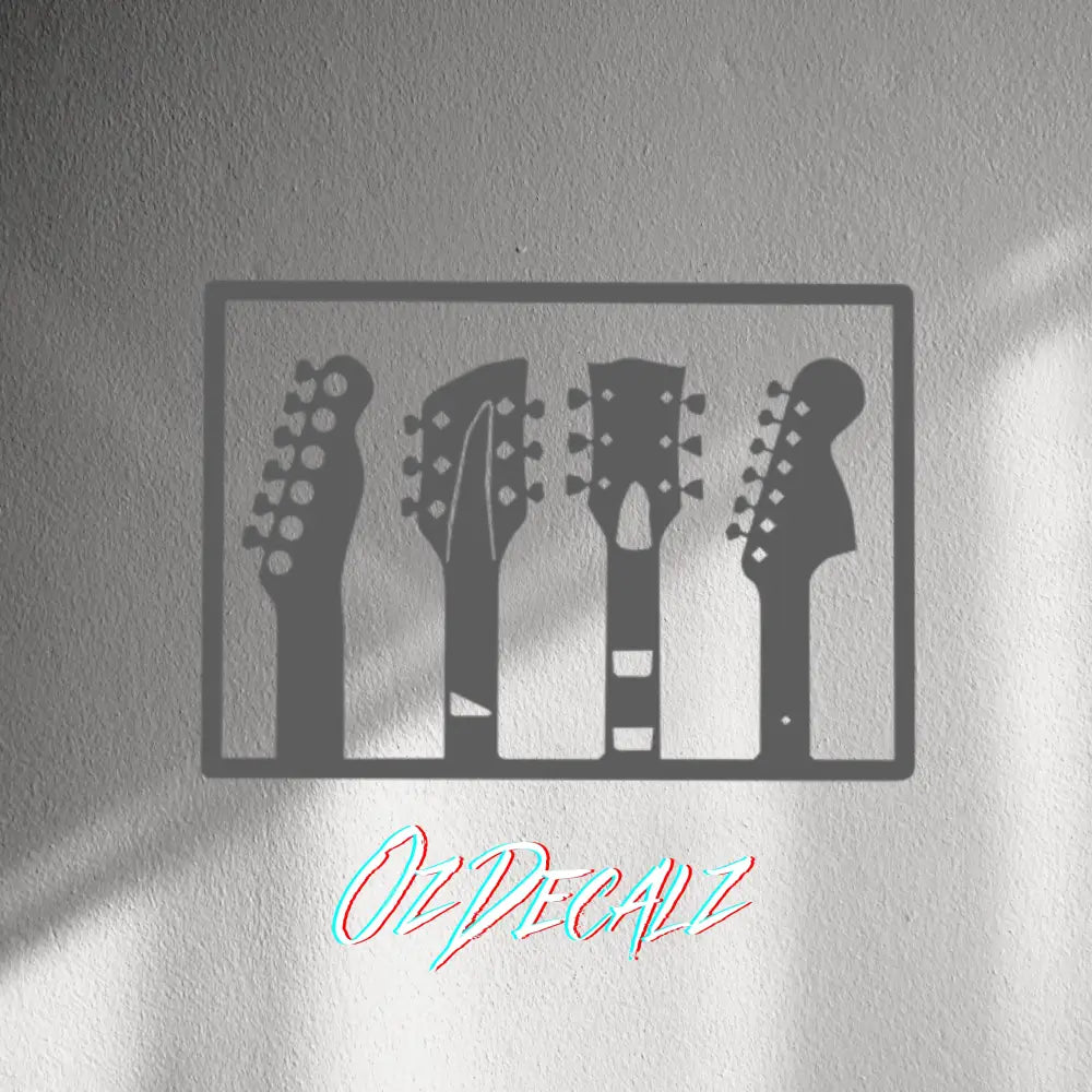 WALL STICKER: GUITARS - OzDecalz