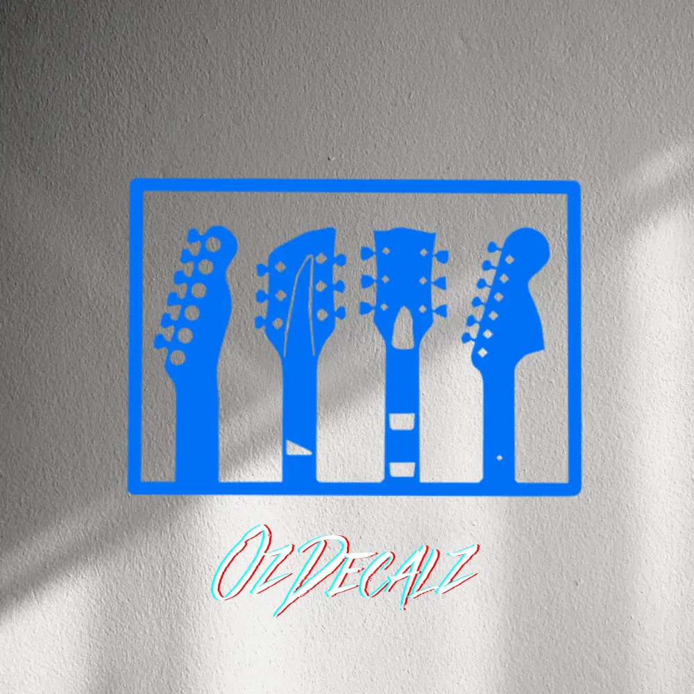 WALL STICKER: GUITARS - OzDecalz