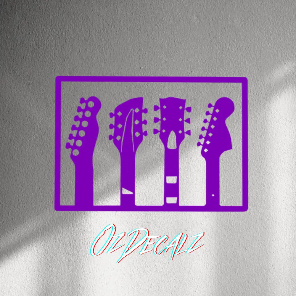 WALL STICKER: GUITARS - OzDecalz