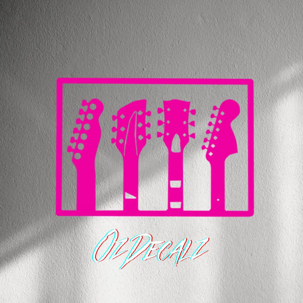 WALL STICKER: GUITARS - OzDecalz