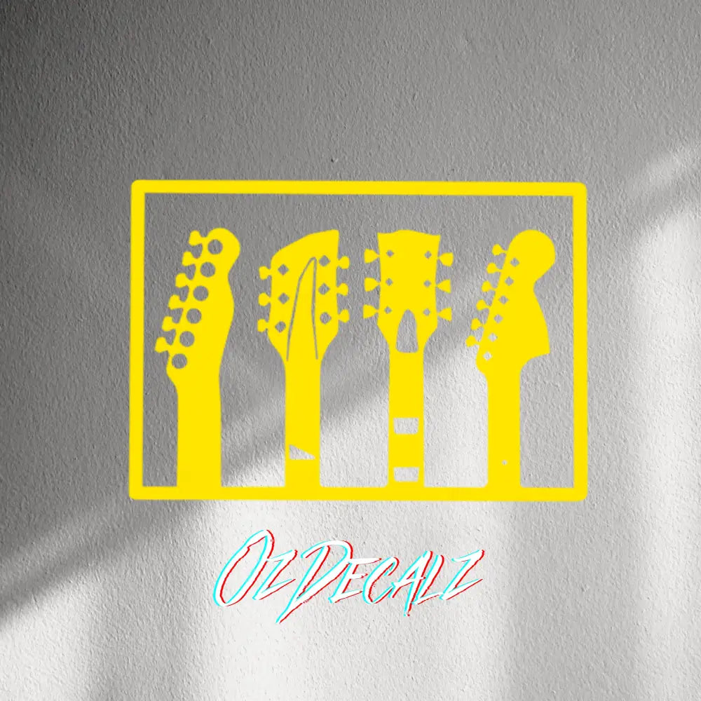WALL STICKER: GUITARS - OzDecalz