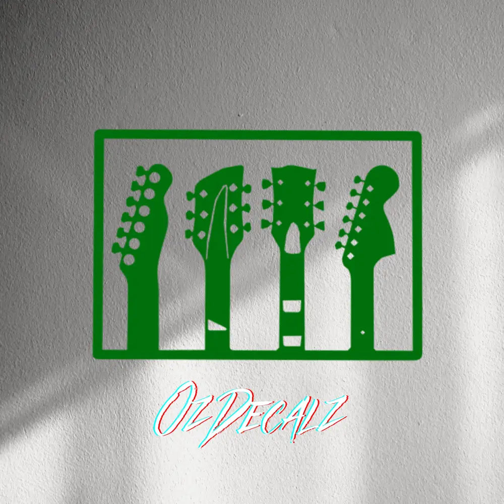 WALL STICKER: GUITARS - OzDecalz