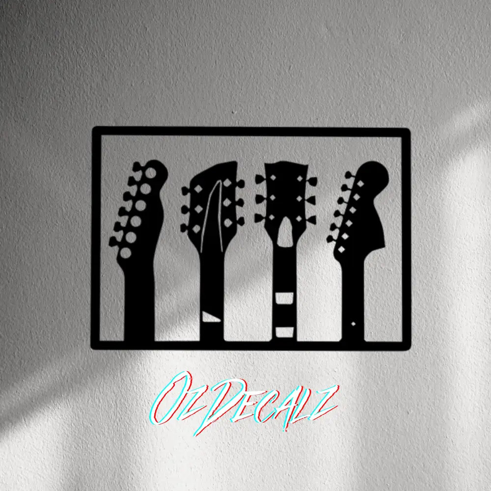 WALL STICKER: GUITARS - OzDecalz