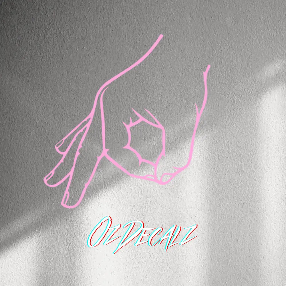 WALL STICKER: HAND - OzDecalz