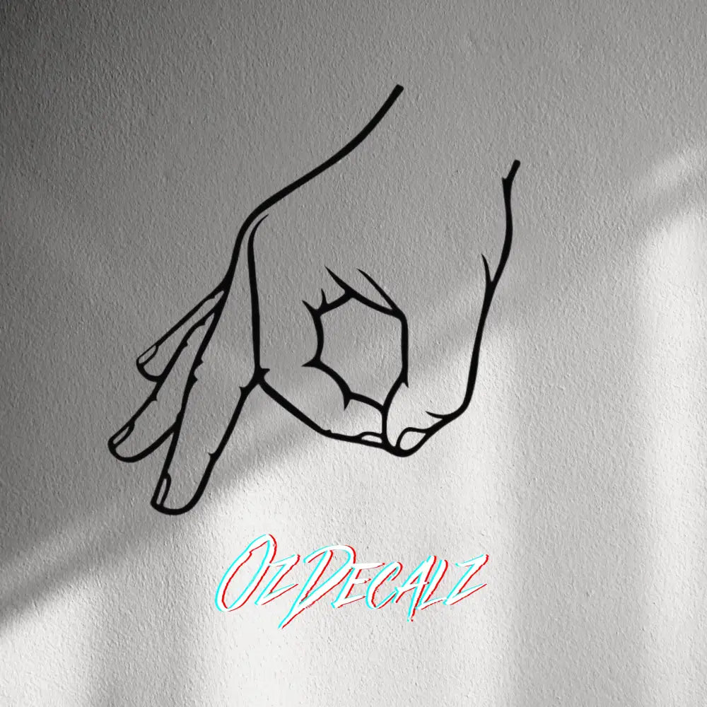 WALL STICKER: HAND - OzDecalz