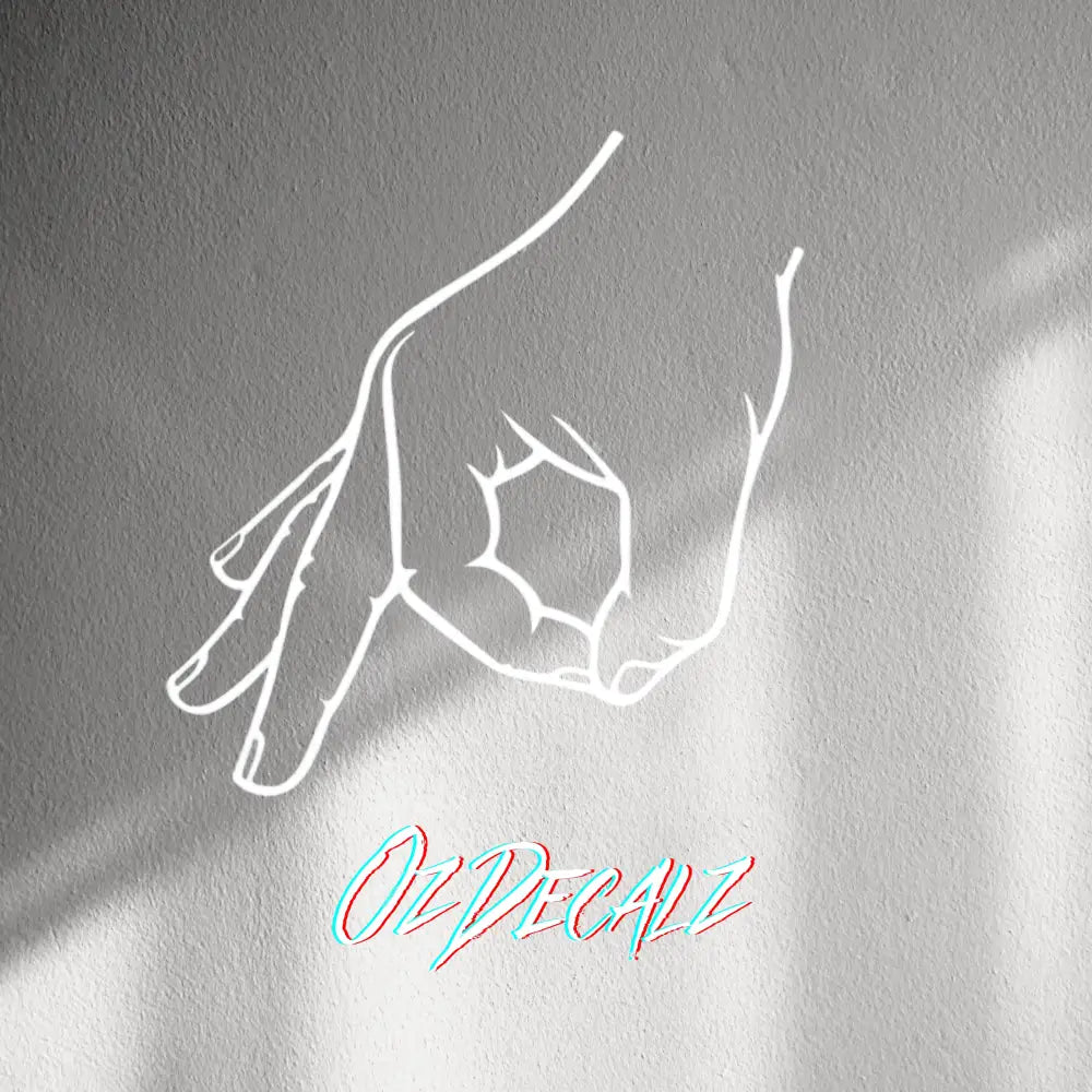 WALL STICKER: HAND - OzDecalz