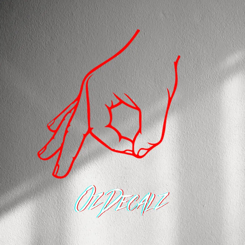 WALL STICKER: HAND - OzDecalz