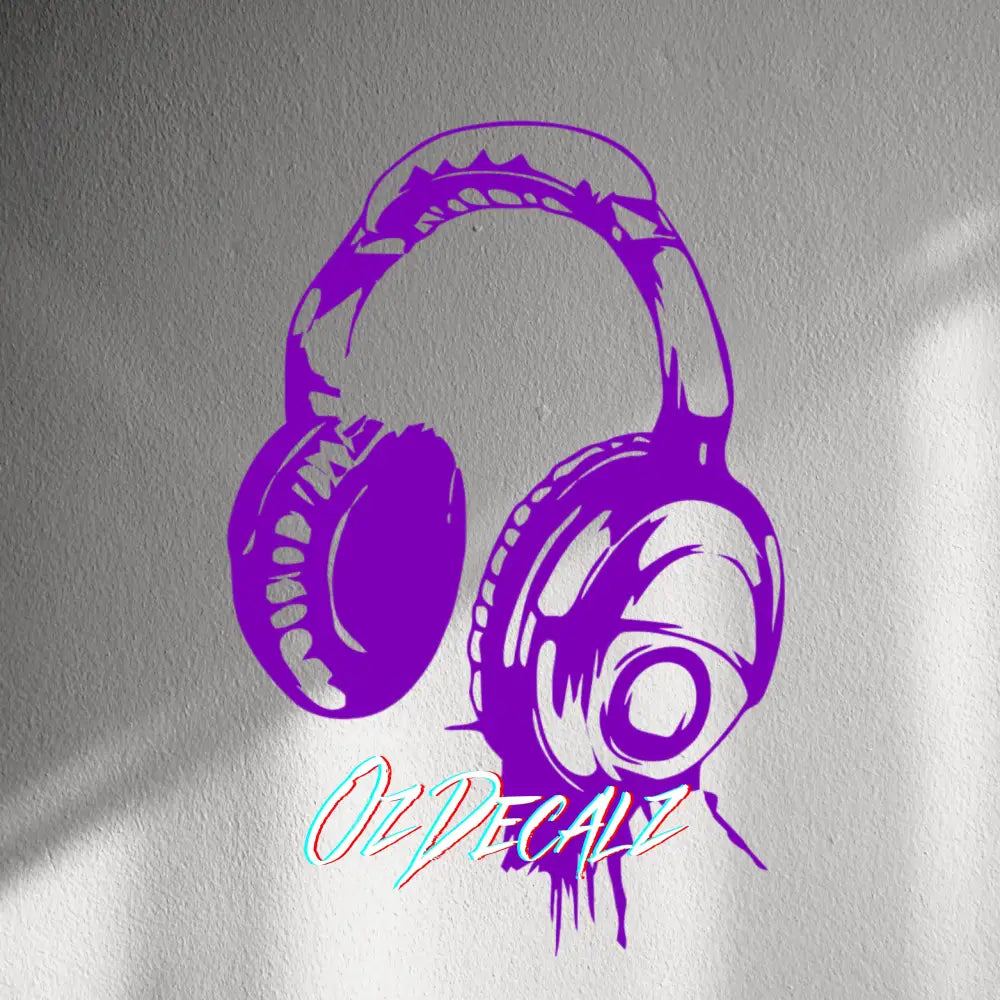 WALL STICKER: HEADPHONES - OzDecalz