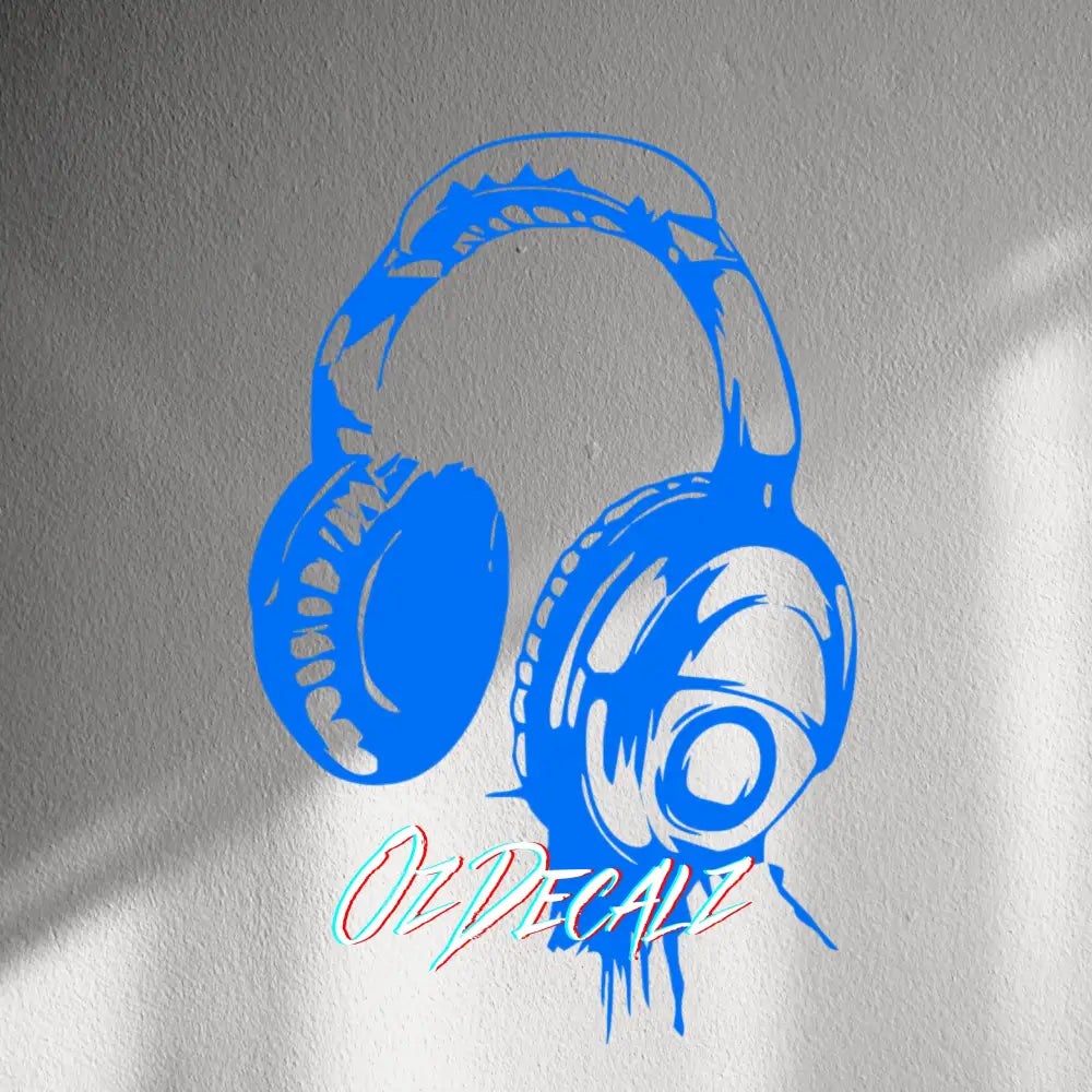 WALL STICKER: HEADPHONES - OzDecalz
