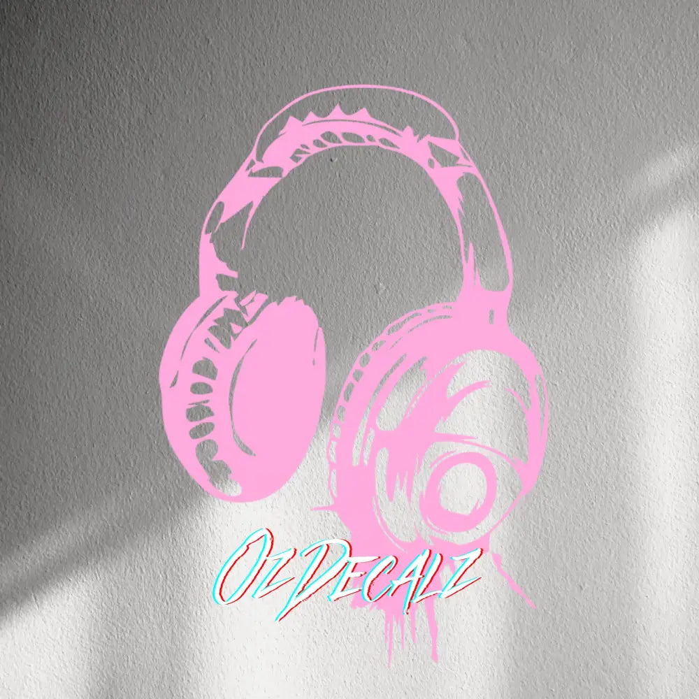 WALL STICKER: HEADPHONES - OzDecalz
