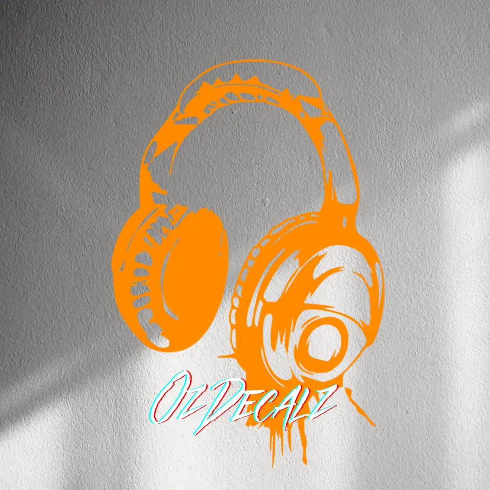 WALL STICKER: HEADPHONES - OzDecalz