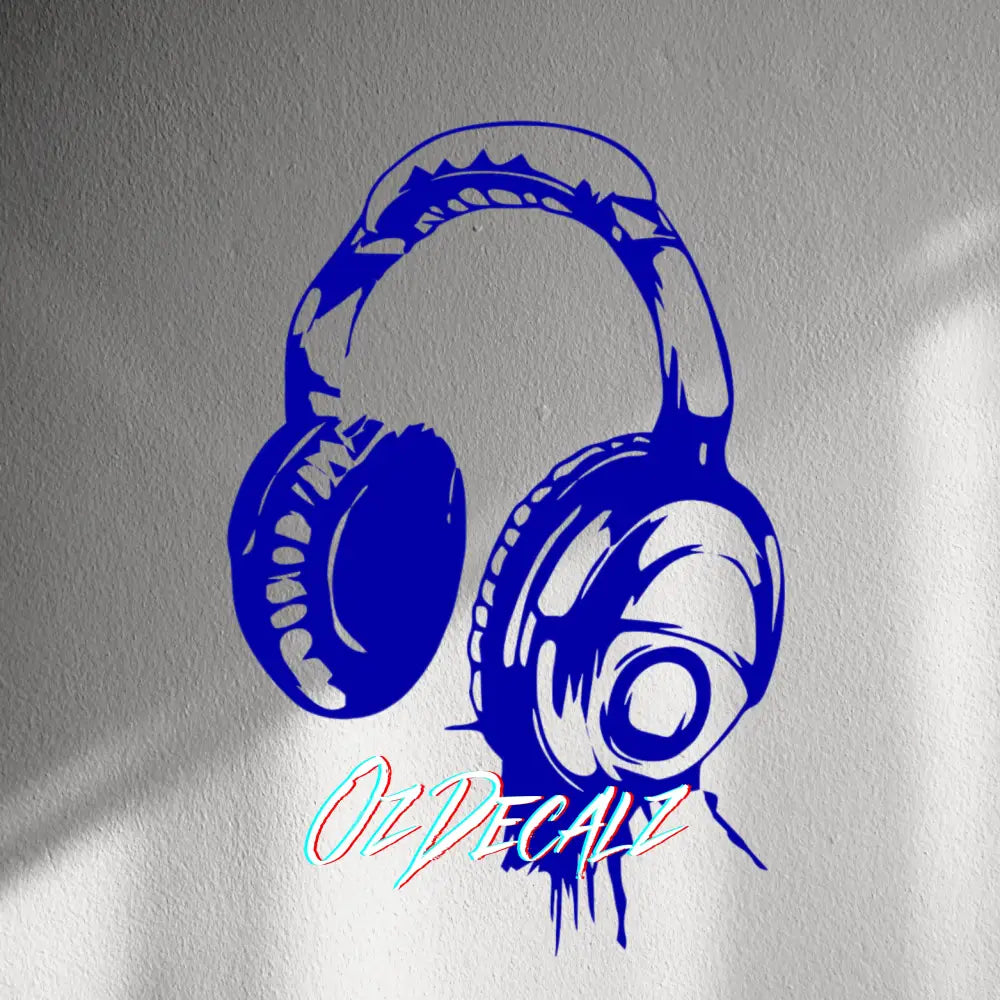 WALL STICKER: HEADPHONES - OzDecalz
