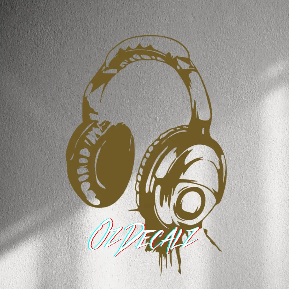 WALL STICKER: HEADPHONES - OzDecalz