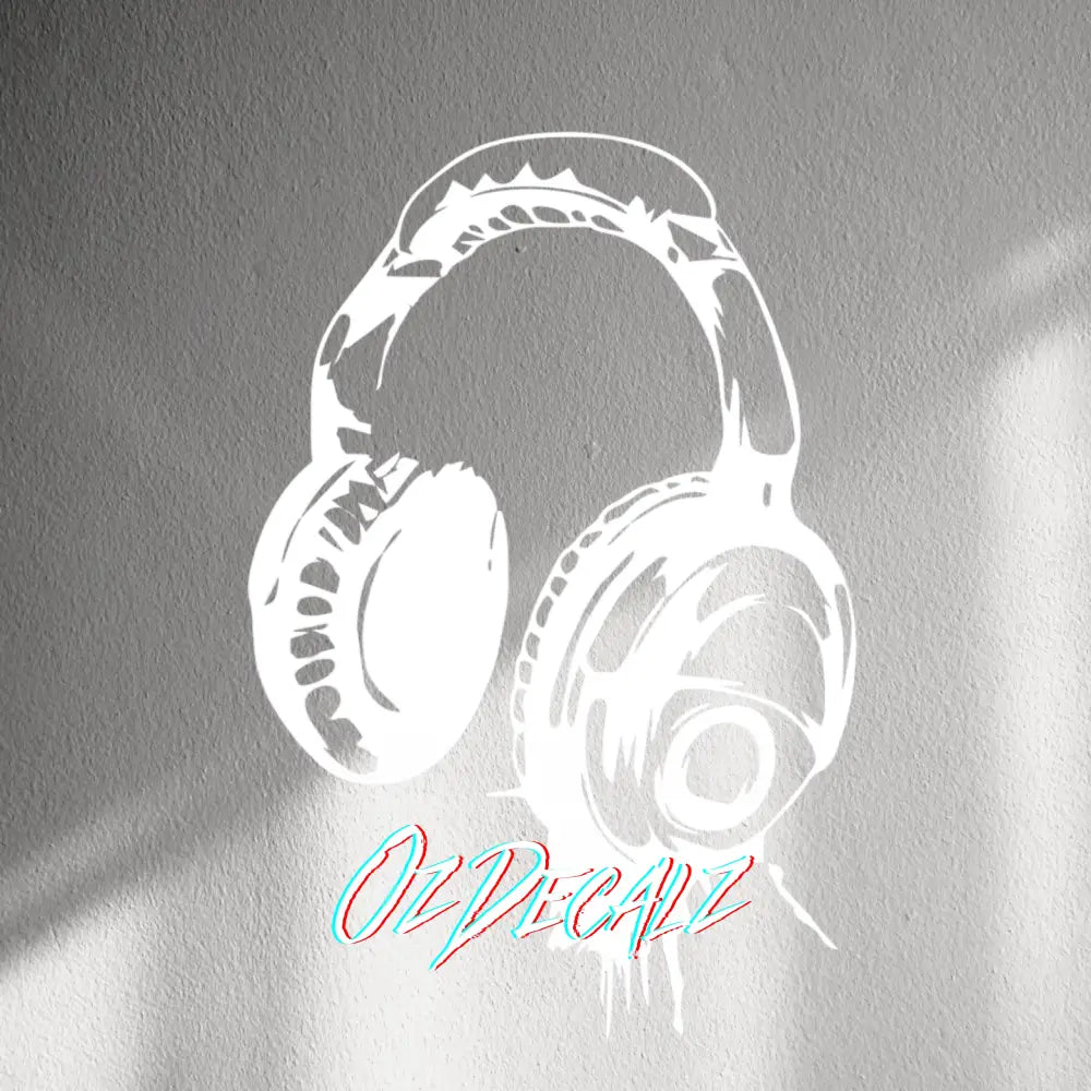 WALL STICKER: HEADPHONES - OzDecalz