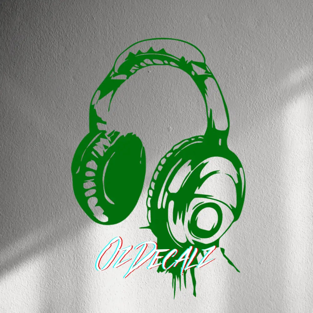 WALL STICKER: HEADPHONES - OzDecalz