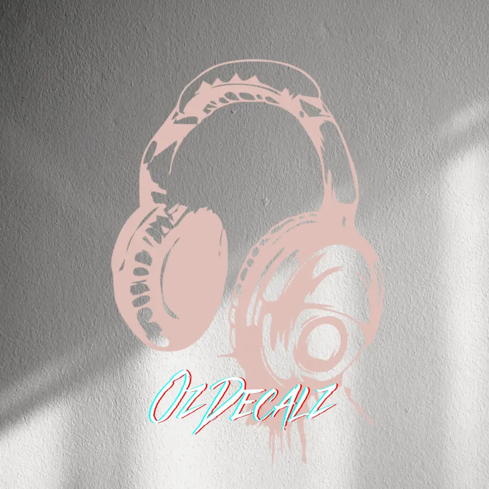 WALL STICKER: HEADPHONES - OzDecalz