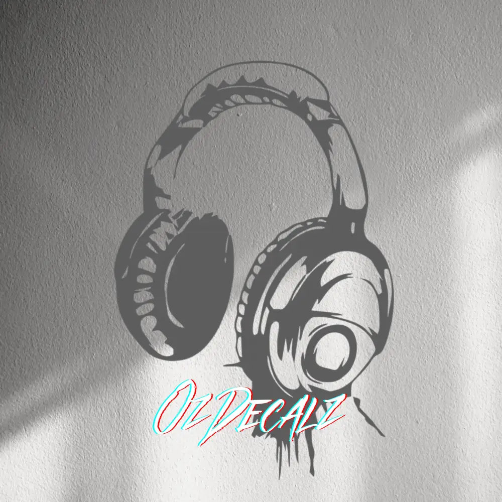 WALL STICKER: HEADPHONES - OzDecalz