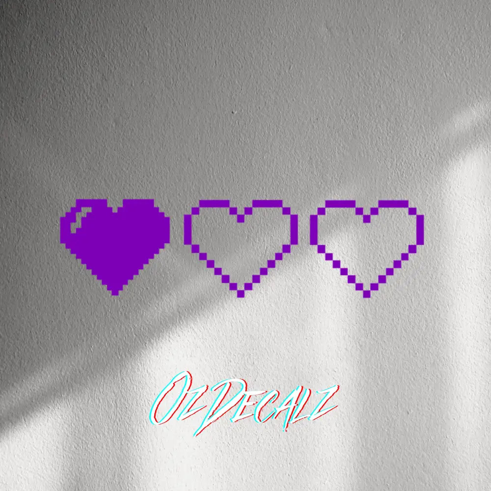 WALL STICKER: HEARTS - OzDecalz