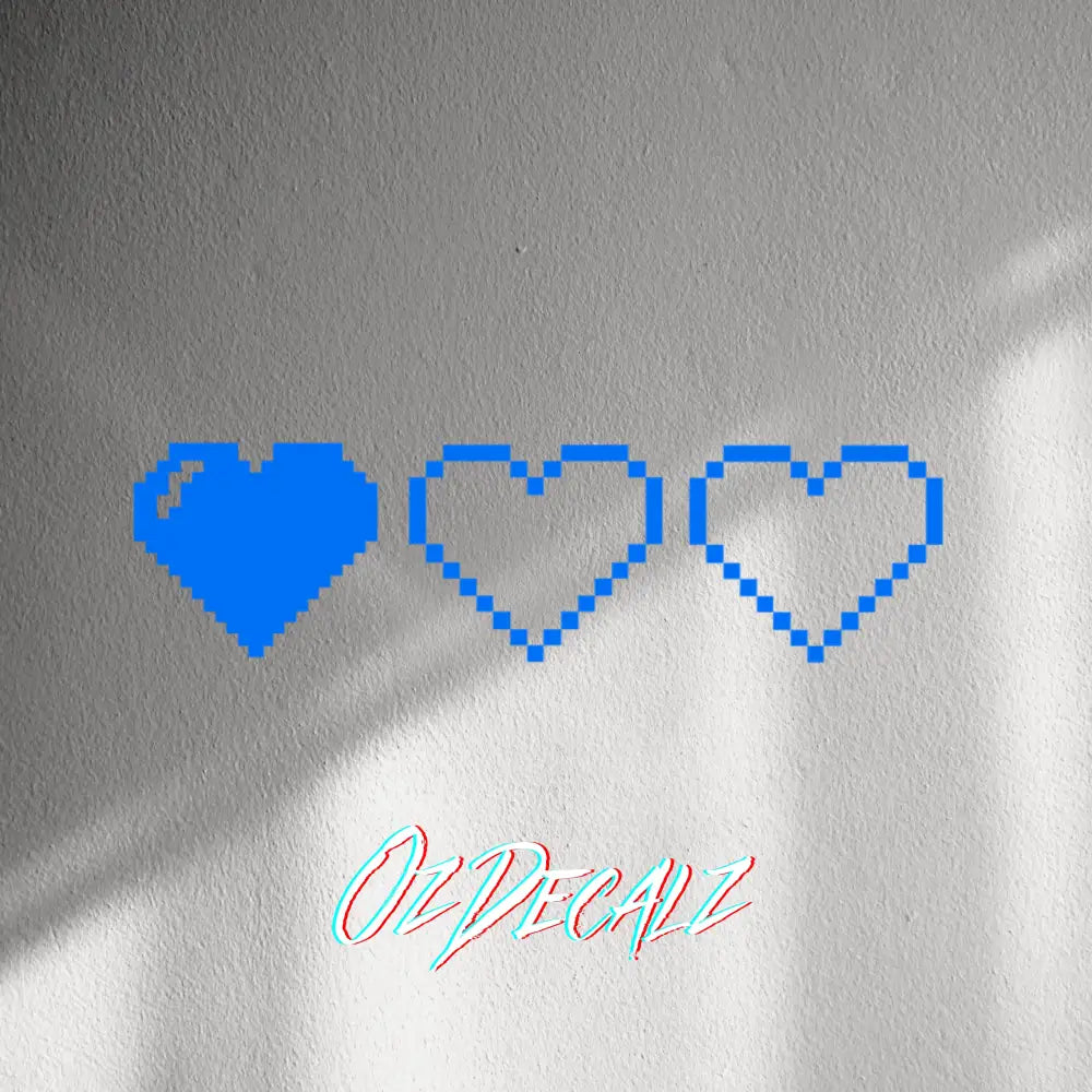 WALL STICKER: HEARTS - OzDecalz