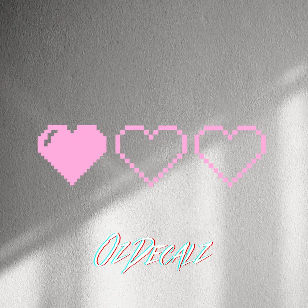 WALL STICKER: HEARTS - OzDecalz