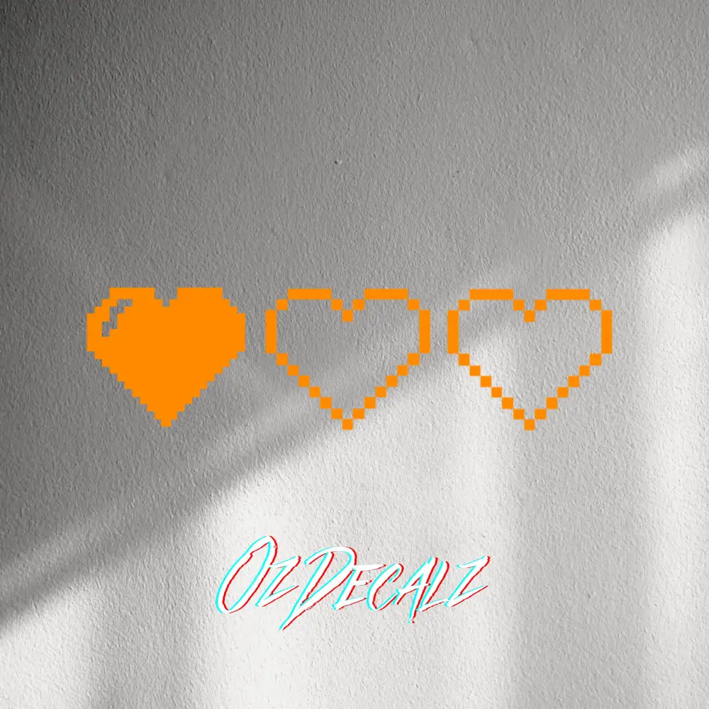 WALL STICKER: HEARTS - OzDecalz
