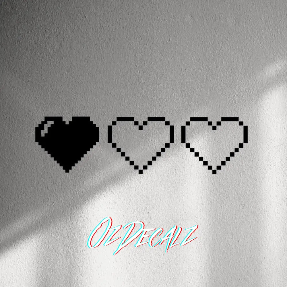 WALL STICKER: HEARTS - OzDecalz