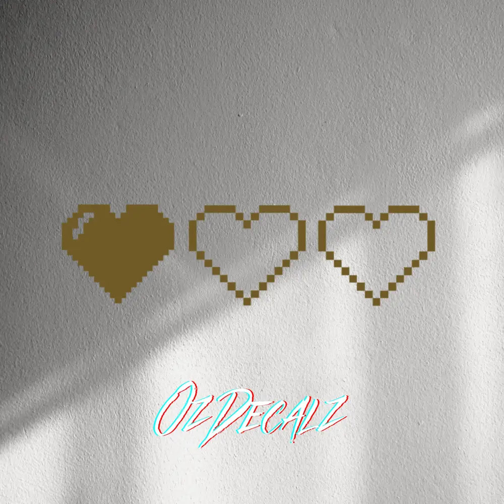 WALL STICKER: HEARTS - OzDecalz