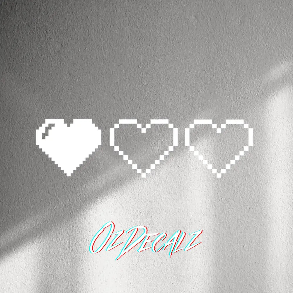 WALL STICKER: HEARTS - OzDecalz