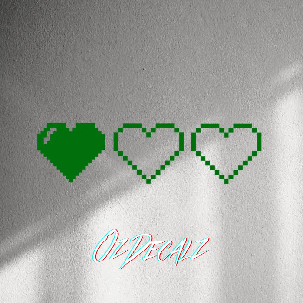 WALL STICKER: HEARTS - OzDecalz