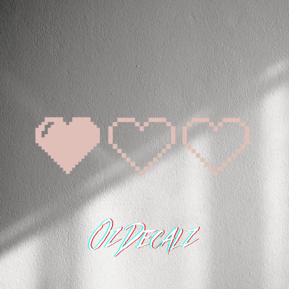 WALL STICKER: HEARTS - OzDecalz