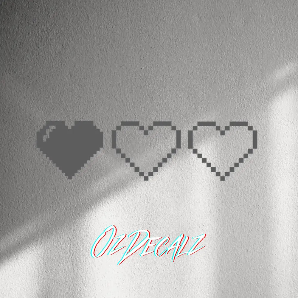 WALL STICKER: HEARTS - OzDecalz