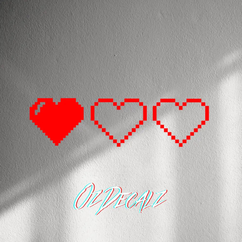 WALL STICKER: HEARTS - OzDecalz