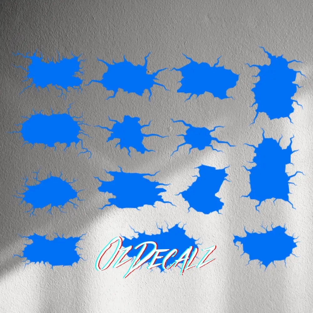 WALL STICKER: HOLE 14 PK - OzDecalz