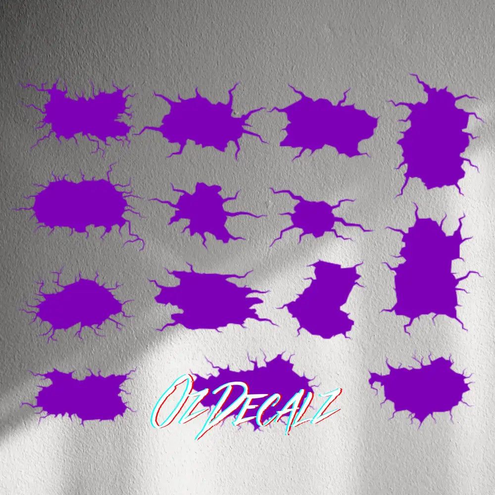 WALL STICKER: HOLE 14 PK - OzDecalz