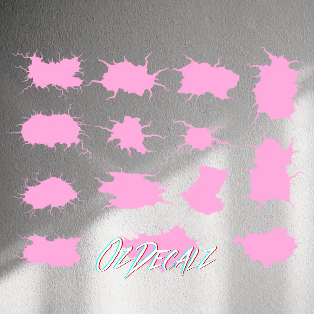 WALL STICKER: HOLE 14 PK - OzDecalz
