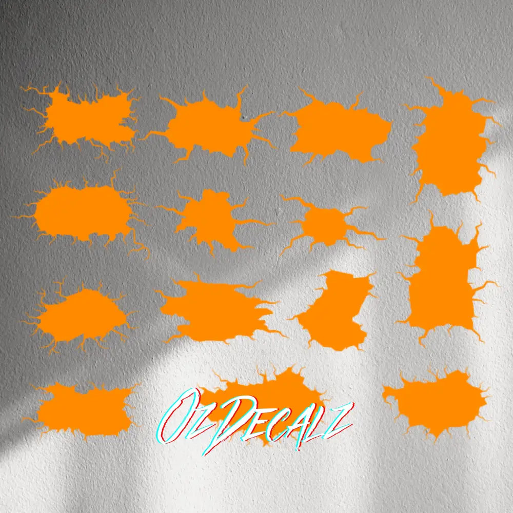 WALL STICKER: HOLE 14 PK - OzDecalz