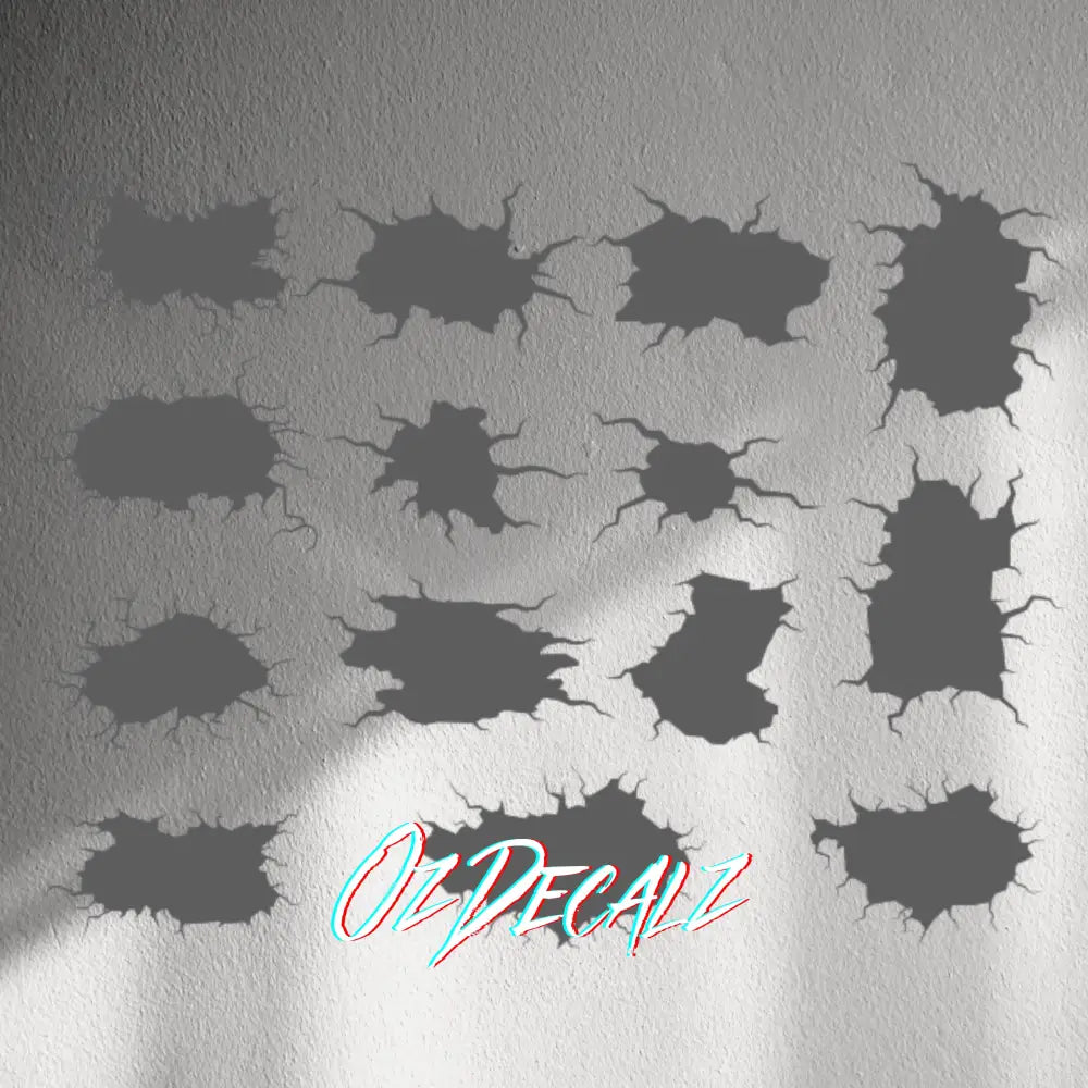 WALL STICKER: HOLE 14 PK - OzDecalz