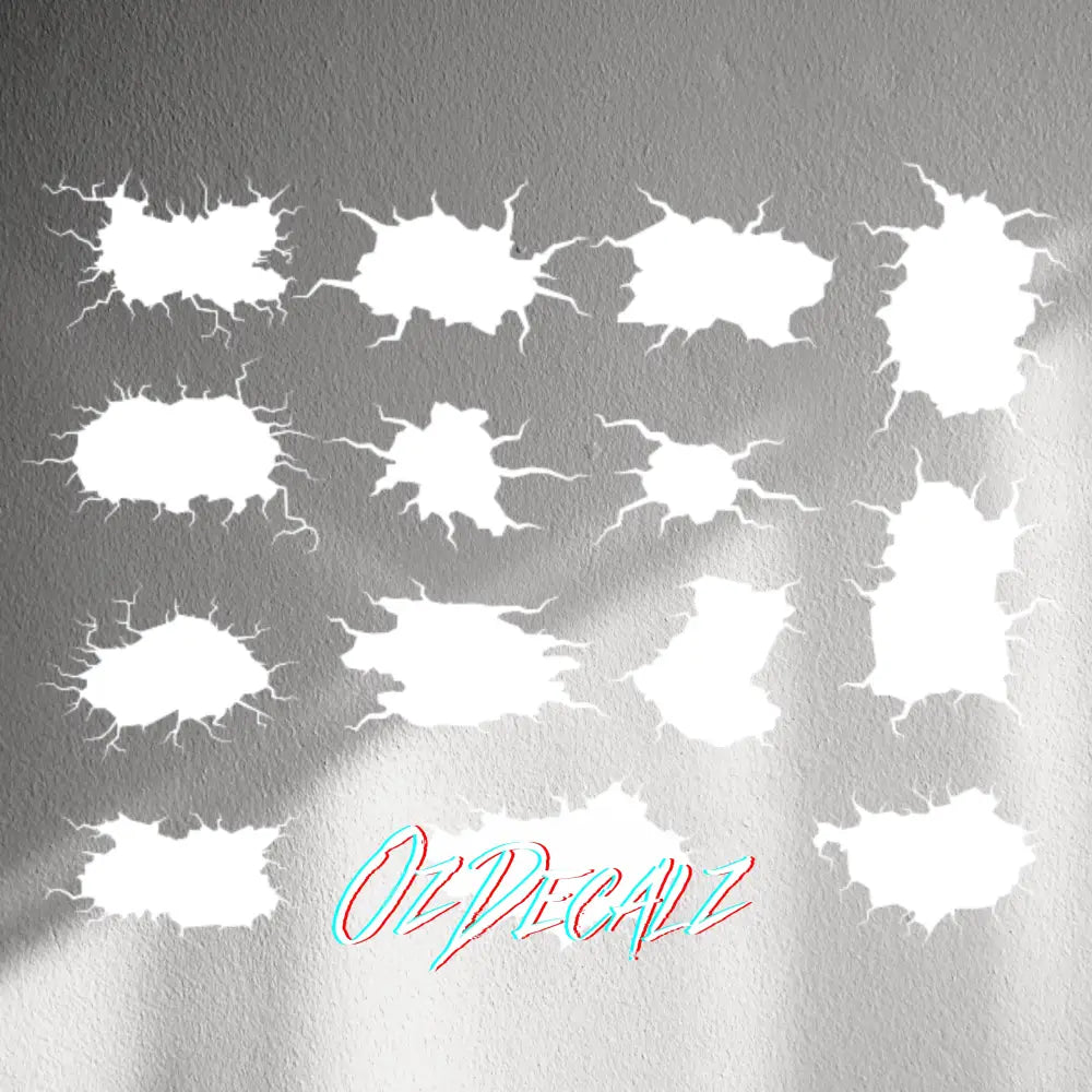 WALL STICKER: HOLE 14 PK - OzDecalz
