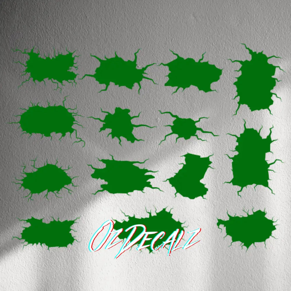 WALL STICKER: HOLE 14 PK - OzDecalz
