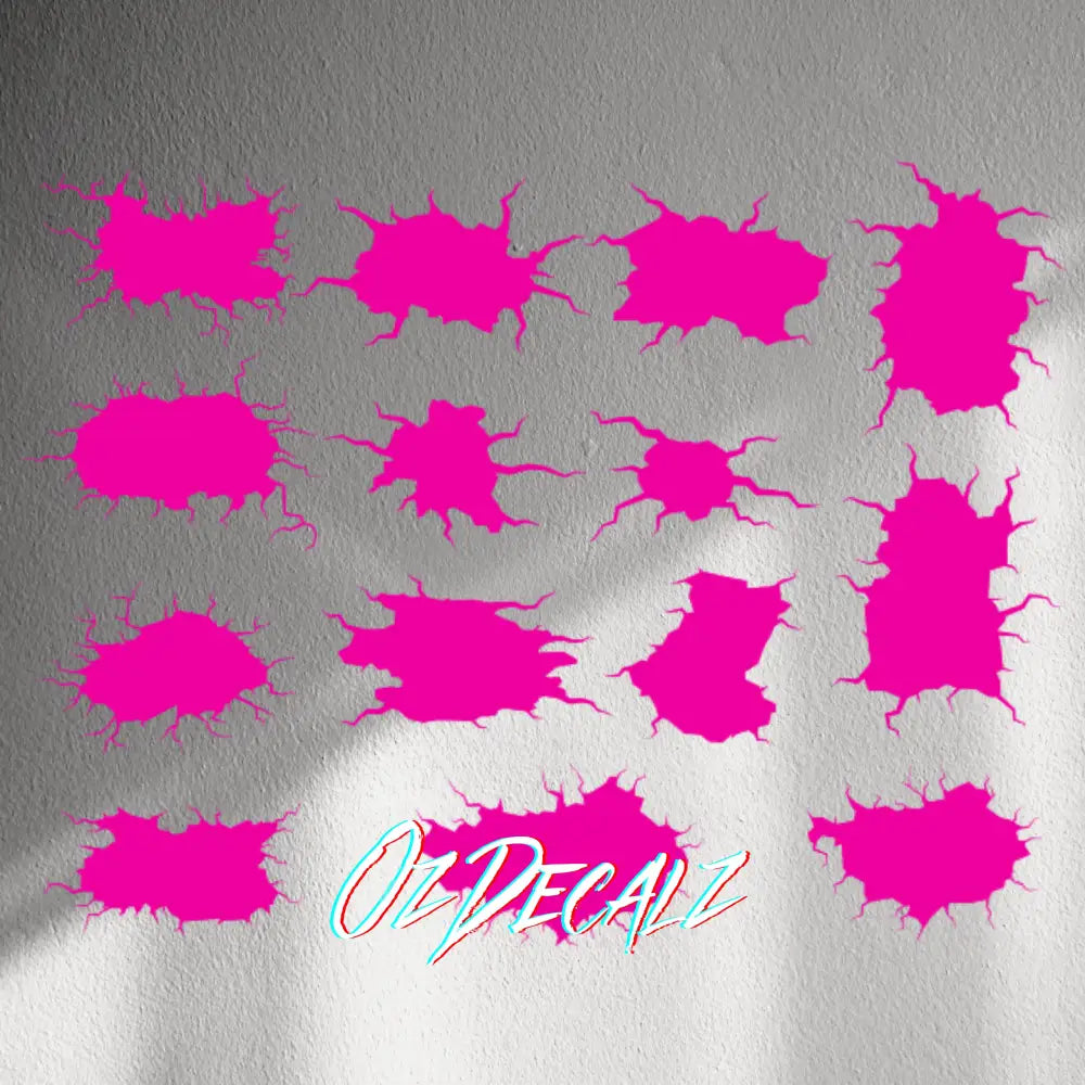 WALL STICKER: HOLE 14 PK - OzDecalz