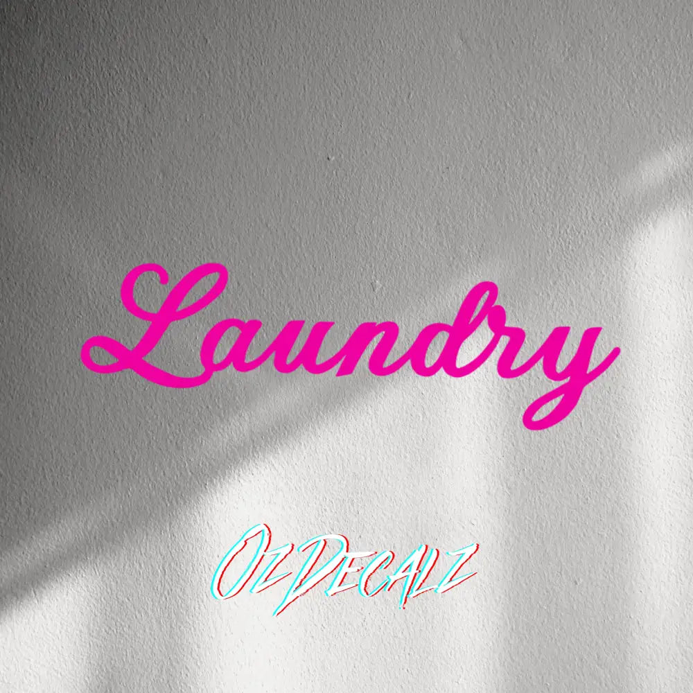 WALL STICKER: LAUNDRY - OzDecalz