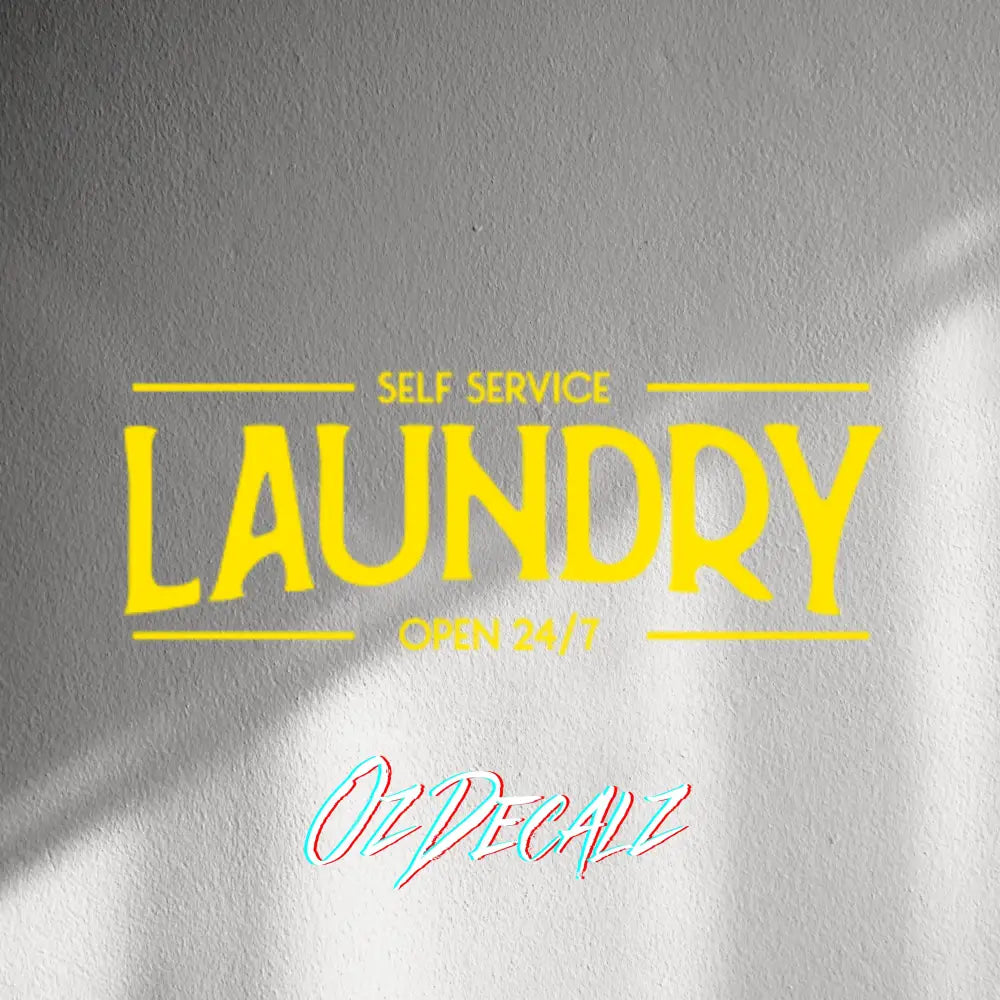 WALL STICKER: LAUNDRY - OzDecalz