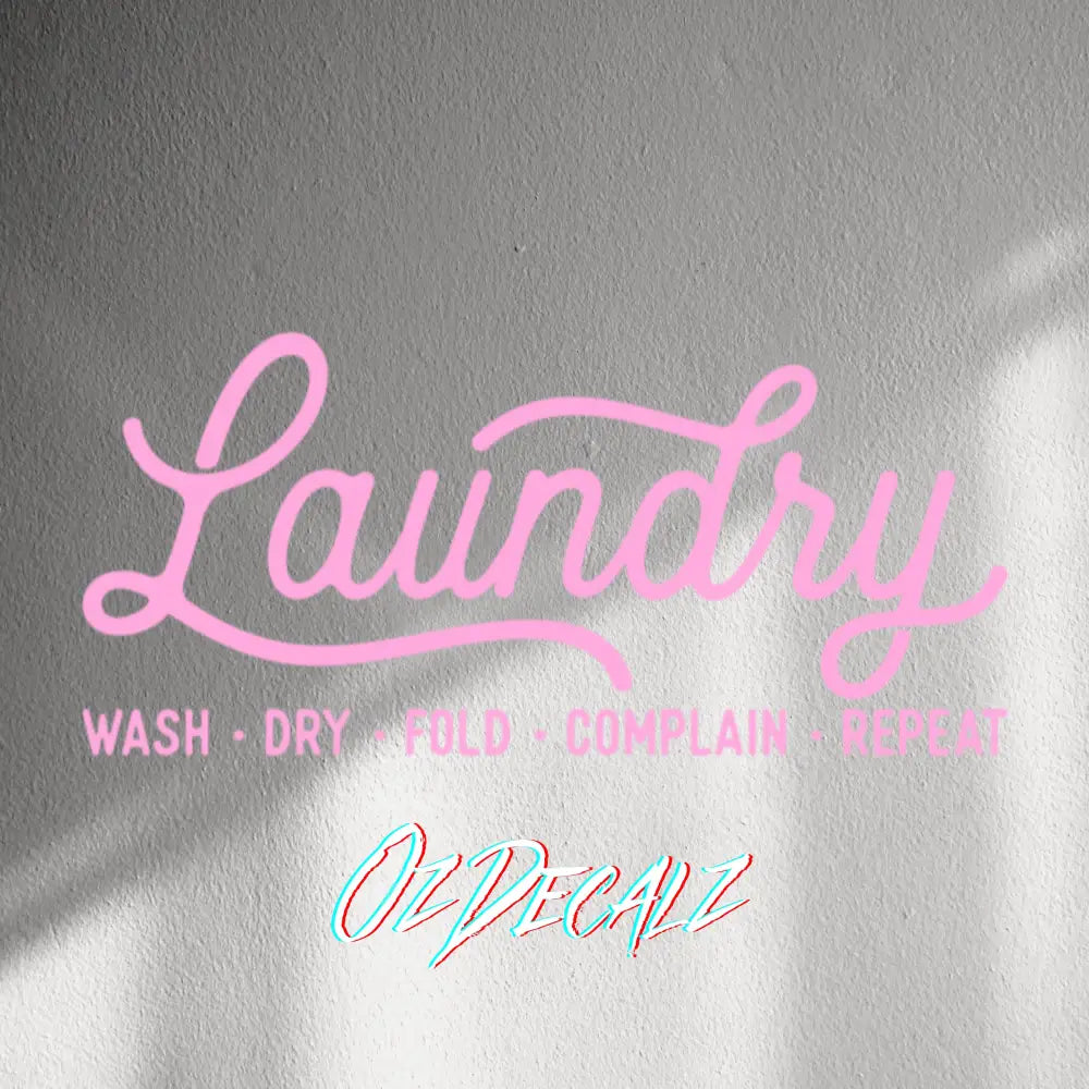 WALL STICKER: LAUNDRY - OzDecalz