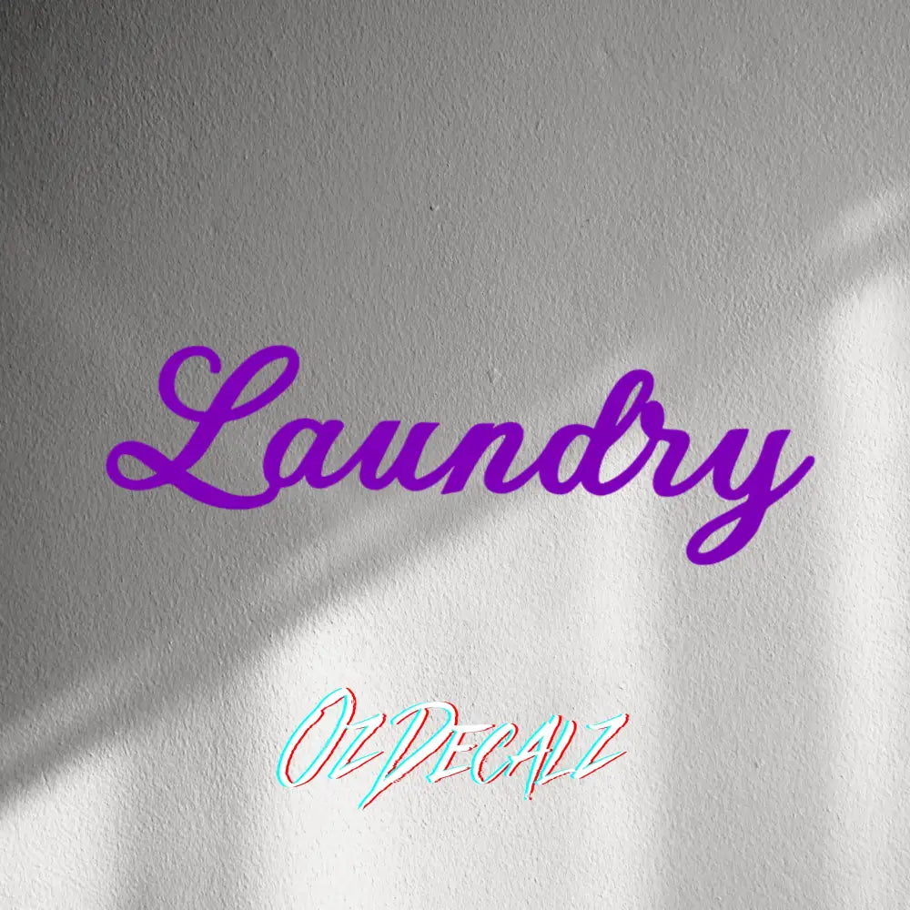 WALL STICKER: LAUNDRY - OzDecalz