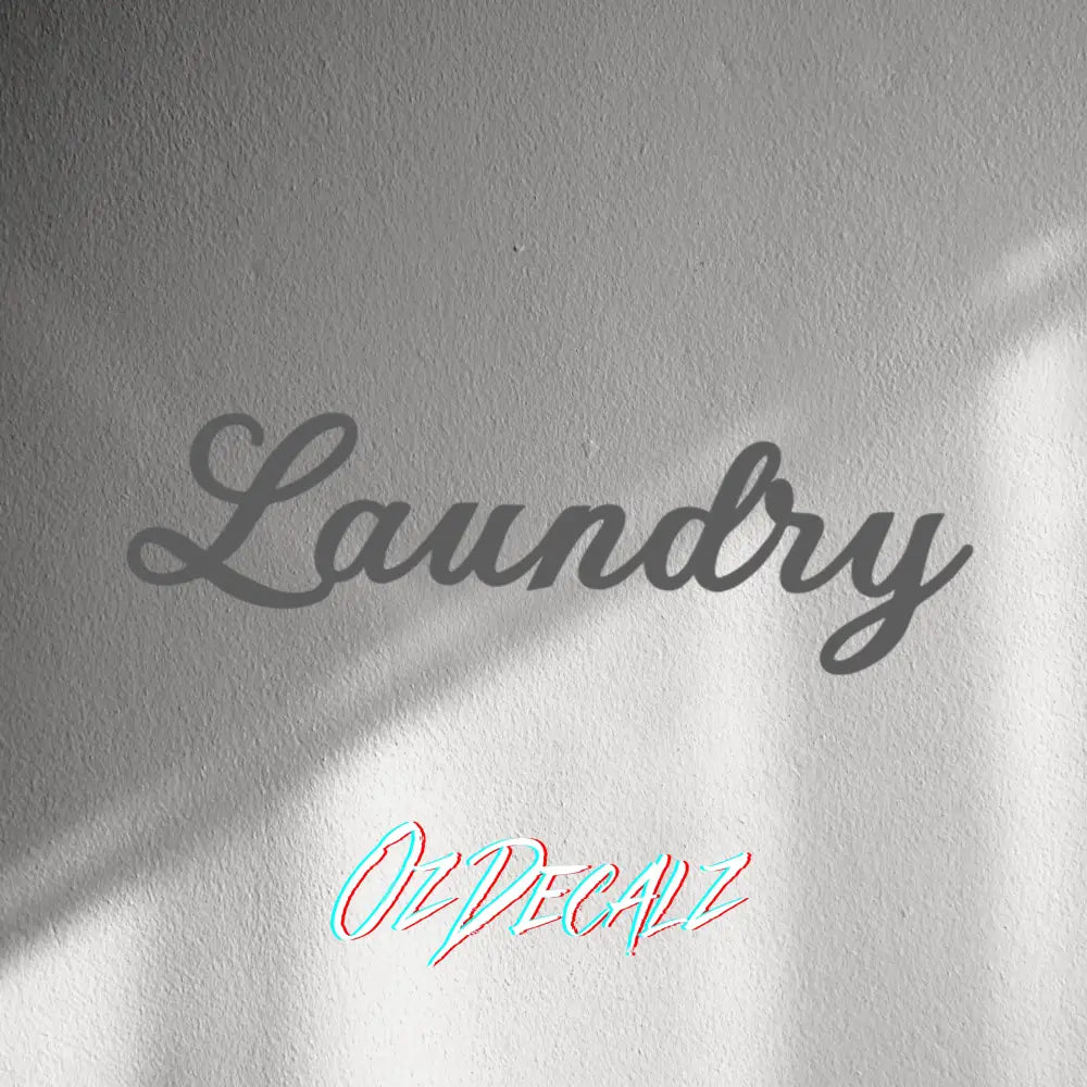 WALL STICKER: LAUNDRY - OzDecalz