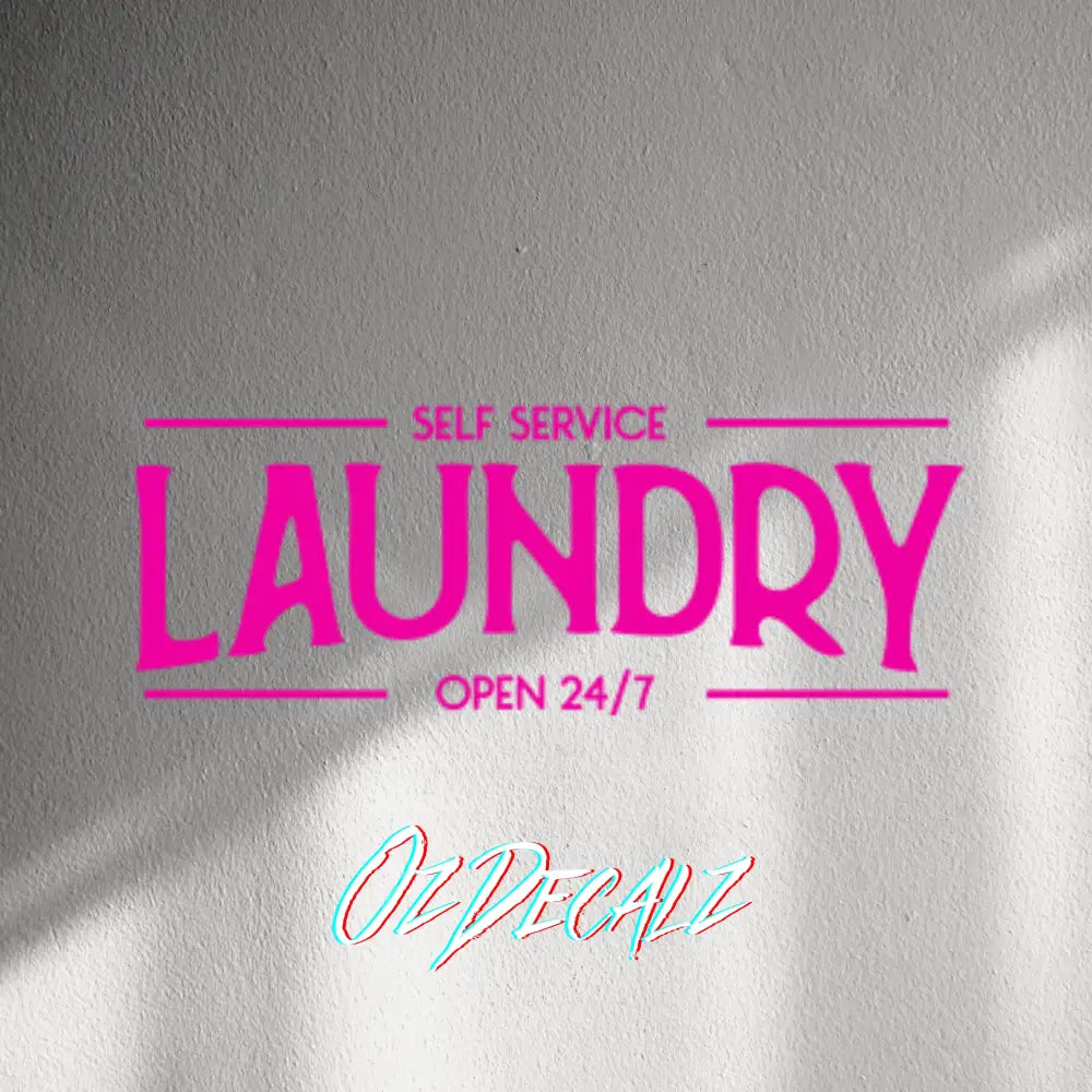 WALL STICKER: LAUNDRY - OzDecalz