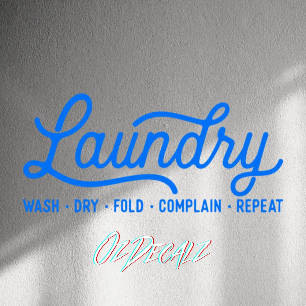 WALL STICKER: LAUNDRY - OzDecalz