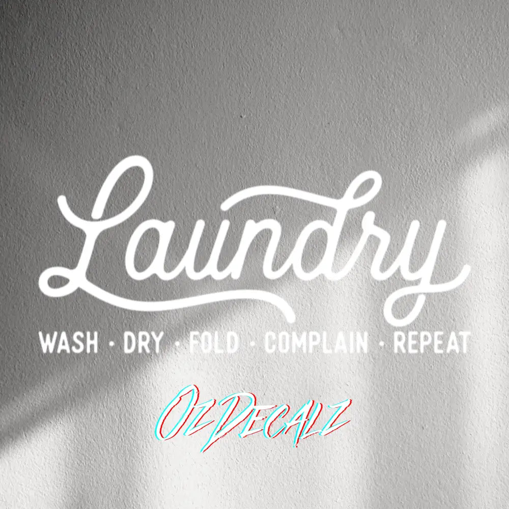 WALL STICKER: LAUNDRY - OzDecalz